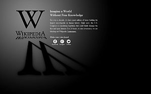 Archivo:Wikipedia Blackout Screen