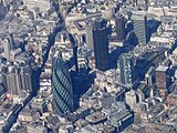 Archivo:Aerial view of the City of London
