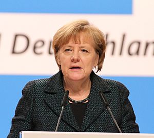 Archivo:Angela Merkel CDU Parteitag 2014 by Olaf Kosinsky-10