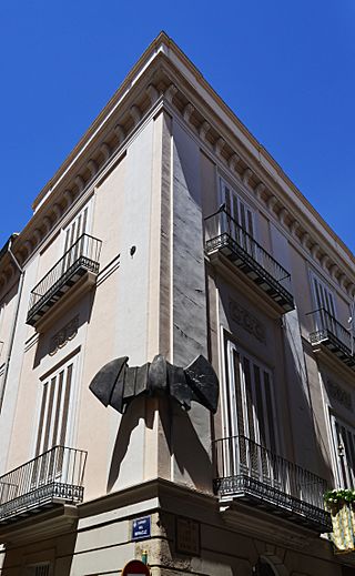 Cantonada del palau del baronessa d'Alaquàs, València.JPG