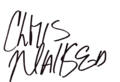 Christopher Walken Signature