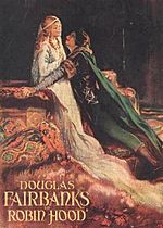 Archivo:Douglas Fairbanks Robin Hood 1922 film poster w Maid Marion