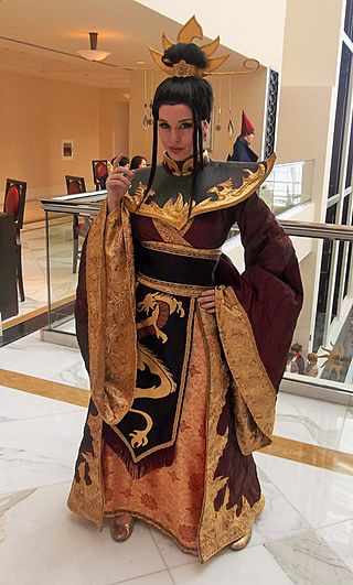 Fire Lord Azula cosplay at Katsucon 2015.jpg