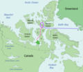 Franklin's lost expedition map