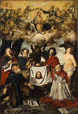 Archivo:G Serodine Coronación de la Virgen I Ascona 1628