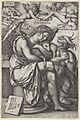Geduld (Patientia) Pacientia (titel op object), RP-P-OB-10.853