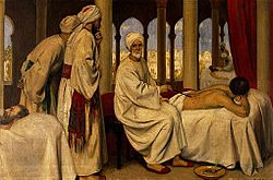 Archivo:Image of a Muslim doctor examining a patient