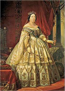 Isabel II de España, por Benito Soriano (Banco de España)