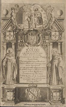 Juan de Noort-frontispicio de Marci Maximi Episcopi Caesaraugustani.jpg