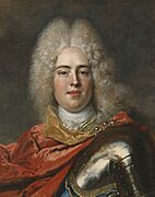 Largilliere-Auguste keurvorst von saksen 1715