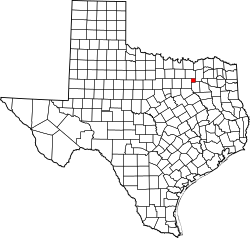Archivo:Map of Texas highlighting Rockwall County