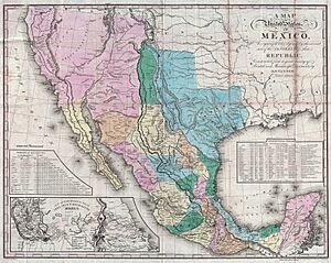 Archivo:Map of the United States of Mexico (Tanner, 1846)
