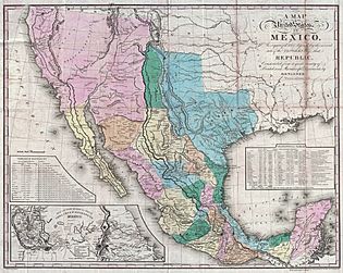 Archivo:Map of the United States of Mexico (Tanner, 1846)