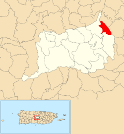 Mata de Cañas, Orocovis, Puerto Rico locator map.png