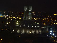 Metropolitan Cathedral at night - geograph.org.uk - 7524