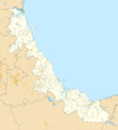 Mexico Veracruz location map (urban areas)