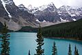 Moraine lake in Banff national park