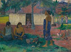 Paul Gauguin, No te aha oe riri (Why Are You Angry?), 1896, 1933.1119, Art Institute of Chicago