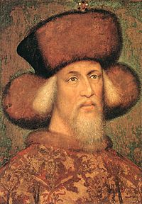 Archivo:Pisanello - Portrait of Emperor Sigismund of Luxembourg - WGA17873