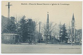 Plaza de Manuel Becerra-ca. 1915-Archivo Regional de Madrid