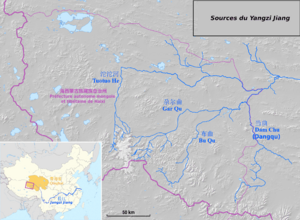 Archivo:Quellgebiet des Jangtsekiang (Karte)-fr