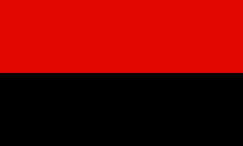 Red and black flag