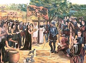 Archivo:Retrato de la fundación española de San Miguel de Tangarará