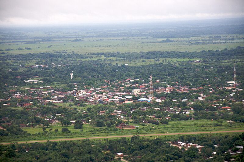 San Borja, Bolivia aerial