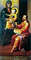 San Lucas pintando a la Virgen de Santa María Maggiore