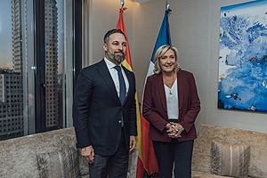 Archivo:Santiago Abascal y Marine Le Pen