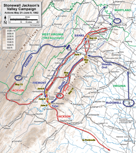 Archivo:Stonewall Jackson's Valley Campaign May-June 1862
