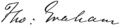Thomas Graham (chemist) signature