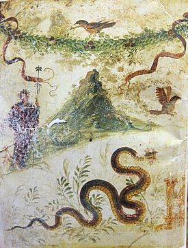 Archivo:Vesuv; Fresko aus Pompeji