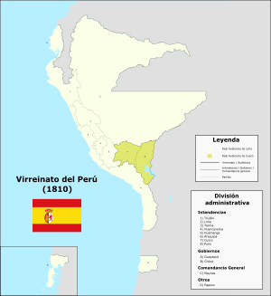 Archivo:Virreinato del Perú (1810)