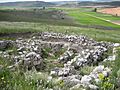 Yacimiento arqueológico en el cerro de la virgen de la cuesta. Restos de casas