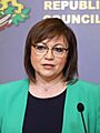 Пресконференция на министъра Корнелия Нинова (cropped)