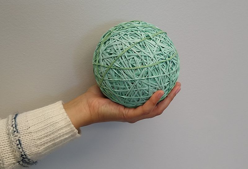 3000 rubber band ball