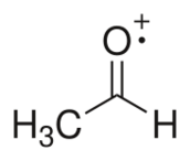Acetaldehyde-radical-2D-structure