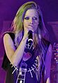Avril Lavigne singing, St. Petersburg (crop)