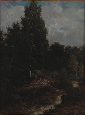 Archivo:Bosque de Fontainebleau - Théodore Rousseau