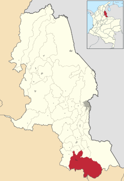 Chitagá ubicada en Norte de Santander