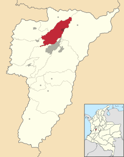 Circasia ubicada en Quindío