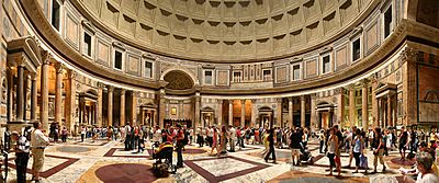 Archivo:Einblick Panorama Pantheon Rom