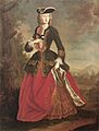 Elisabeth Christine von Braunschweig (1691-1750) im Jagdrock