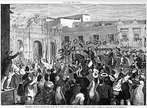 Archivo:Entrada triunfal de Arsenio Martínez Campos en La Habana, 1878