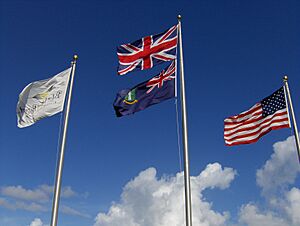Archivo:Flags on Peter Island
