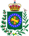 Forma correta do Brasão do Reino do Brasil ( de 18 setembro a 1 de dezembro de 1822)