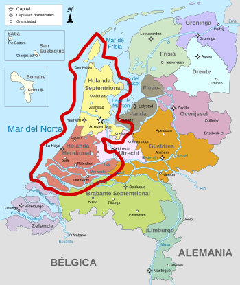 Archivo:Holland region in the Netherlands-es