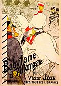 Lautrec babylone d'allemagne (poster for 'the german babylon') 1894