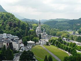 Lourdes basilique vue depuis château (3).JPG